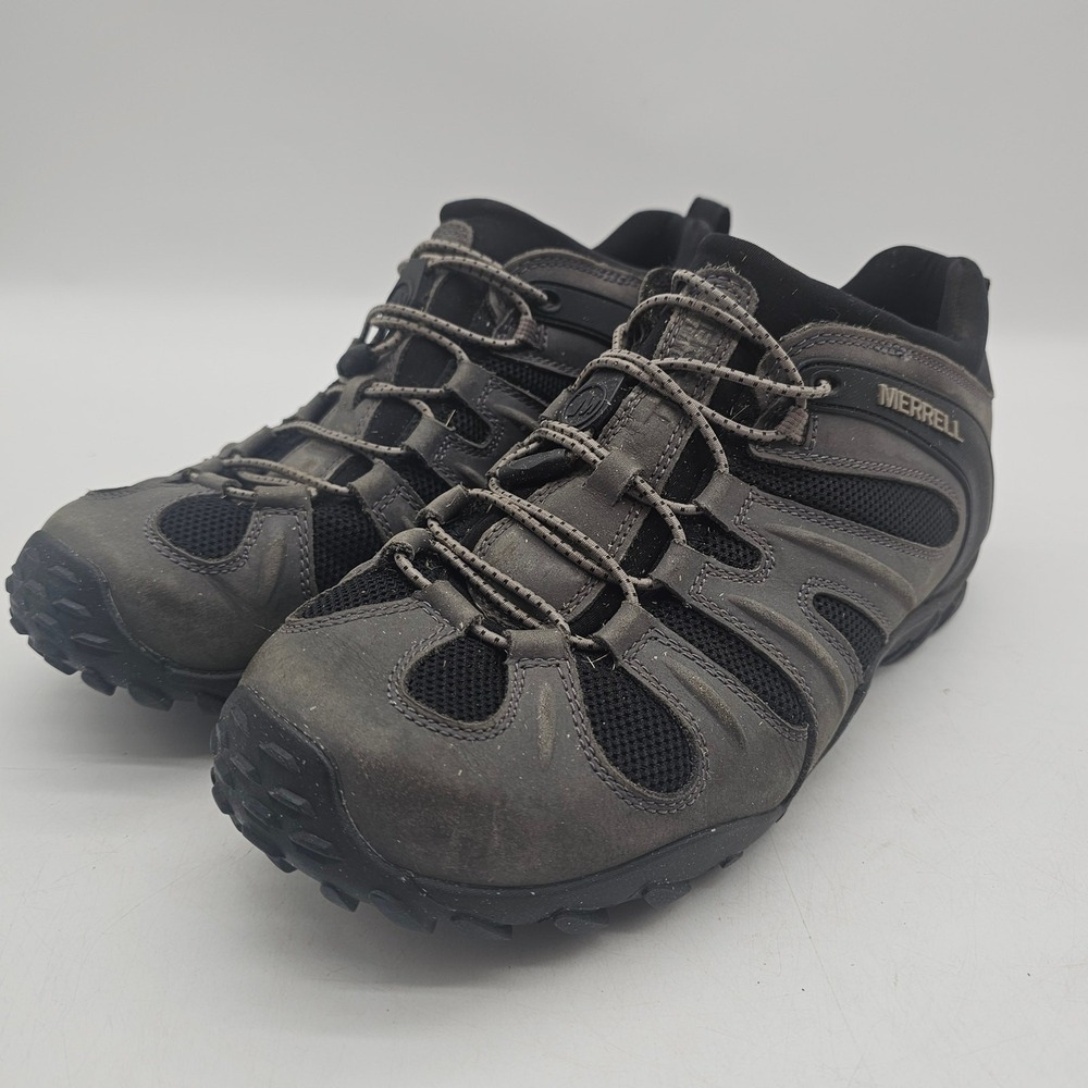 Merrell Men's Cham 8 Stretch Waterproof Hiking, Charcoal US 10.5